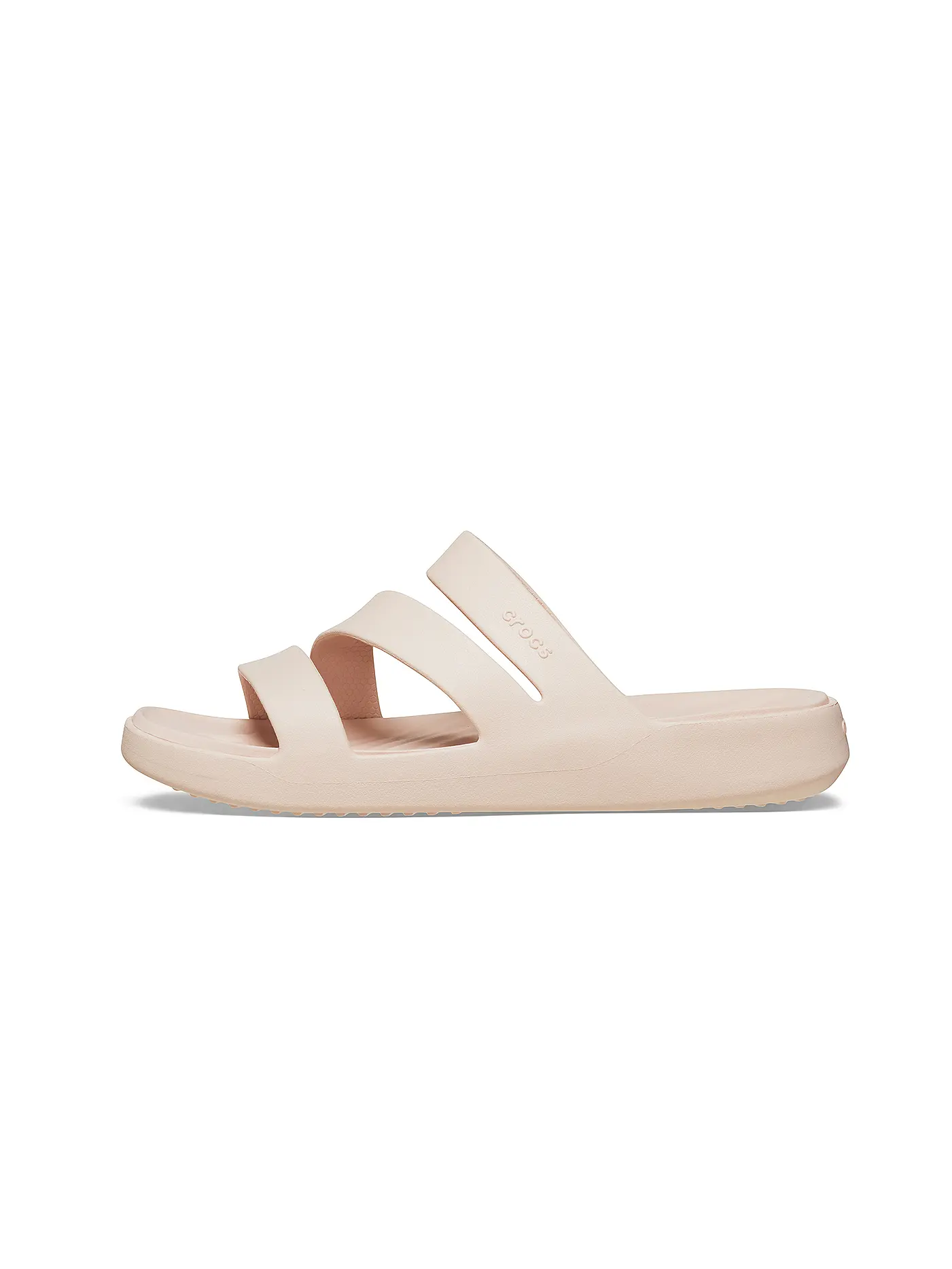 CROCS | Damen Badepantoffeln Getaway Strappy | hellgrau